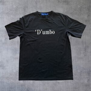 Disney x Peacebird Dumbo T-Shirt Black Medium Big Top Elephant Timothy Mouse Tee